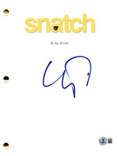 Guy Ritchie Signed Snatch Full Script Authentic Autograph Beckett