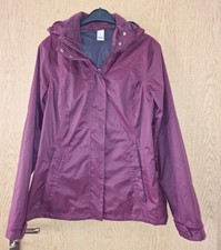 Decathlon Quechua Jacke Jacket Burgundy Weinrot Damen 