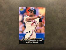 1992 Upper Deck Baseball - Ted Williams Best Hitters Albert Belle #T13 Indians