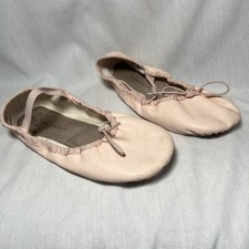 Danskin PINK LEATHER BALLET DANCE SHOES SLIPPERS GIRL'S SIZE 1