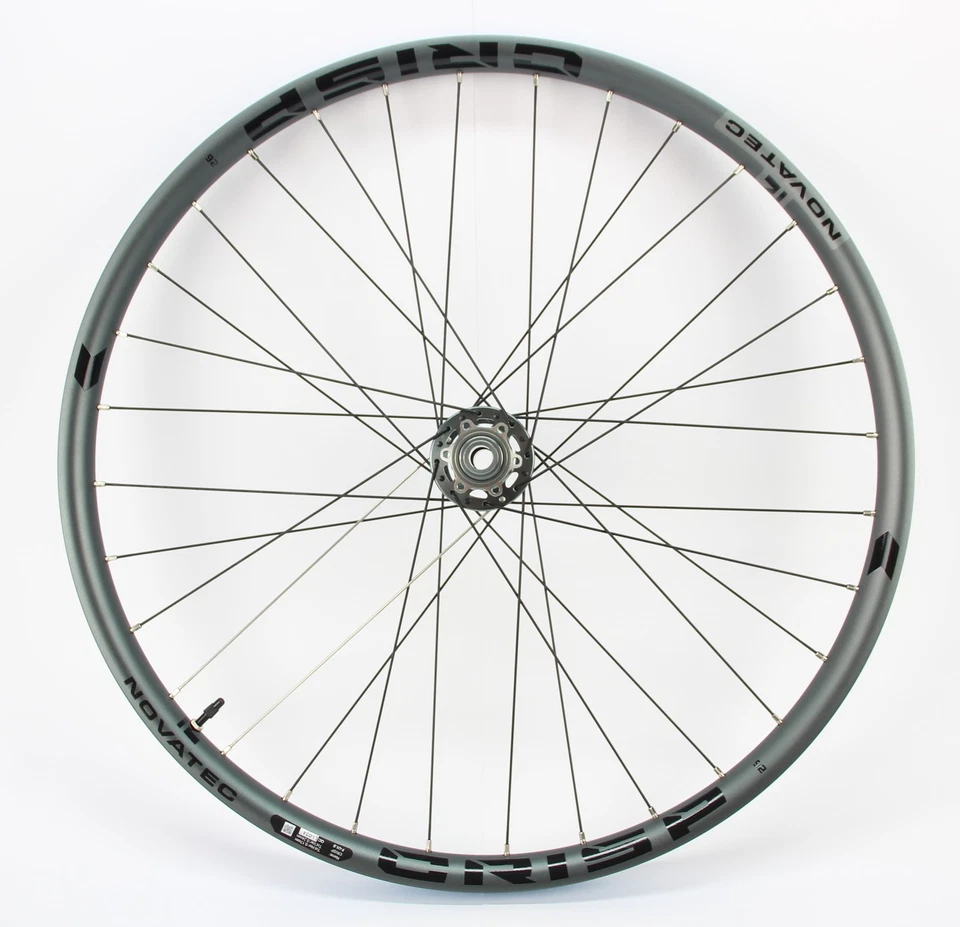 Novatec CRISP 26 Zoll Single Speed Laufradsatz 15x100 & 10x135 mm Dirt Street - Bild 3 von 4