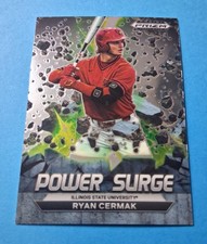 2022 Panini Prizm Draft Picks Ryan Cermak Power Surge #PS-RY Illinois State