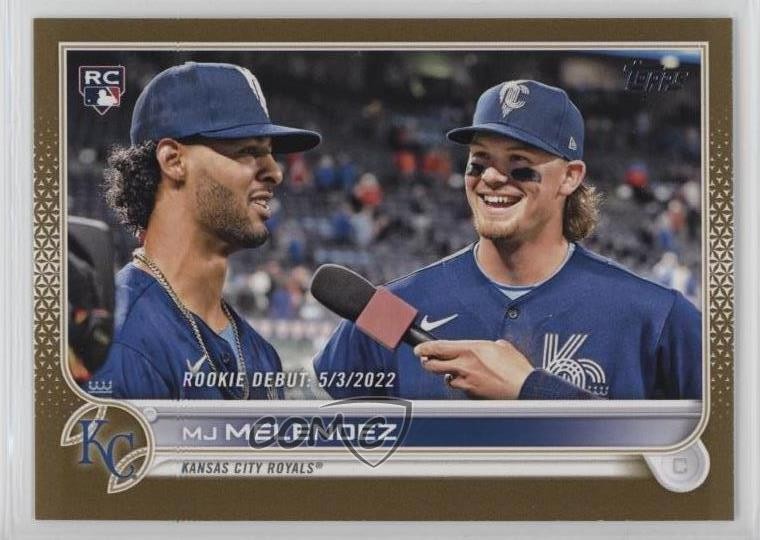 2022 Topps Update Rookie Debut Gold /2022 MJ Melendez #US73 Rookie RC