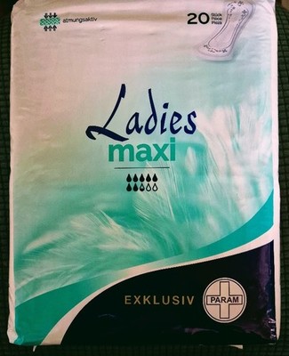 Param Ladies Maxi EXKLUSIV - Inkontinenz Einlagen  -60 St - 7,5 Tropfen