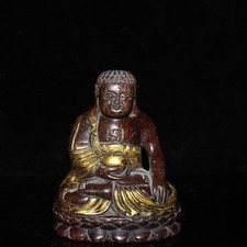 Hand Carved Lotus Seat Buddha Statue