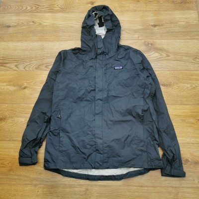 Patagonia Torrentshell 3L Windbreaker Jacke Herren L Large Grau H2NO