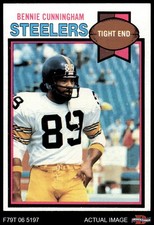 1979 Topps #124 Bennie Cunningham Steelers Clemson 7 - NM