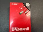 【JUNK】 SONY WM-2 Walkman Cassette Player Vintage Red Used From JAPAN