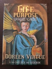 Life Purpose Oracle Cards Deck & Guidebook By Doreen Virtue  44-Card Set