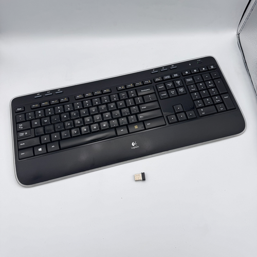 Clavier sans fil Logitech K520 - Noir - Comprend un dongle récepteur - Lire descriptif