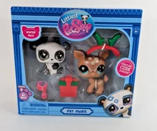 Littlest Pet Shop Winter Pals Pet Pair Series 2 G7 #1 and #117