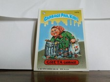 GARBAGE PAIL KIDS SERIES 4 1986 GRETA GARBAGE