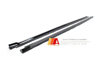 Carbon Fiber 3D Type Side Skirt Extensions fits 2015-19 BMW F16 M Sport F86 X6M