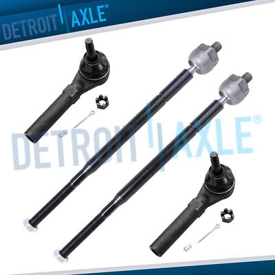 Front Inner Outer Tie Rods for Chrysler Town & Country Dodge Grand Caravan