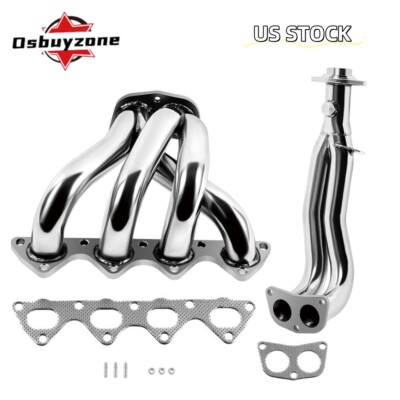 Exhaust Headers Kit for 94-01 Acura Integra LS/RS/GS 1.8 B-Series B16 B18 B20 US