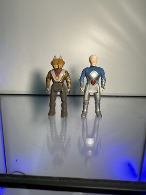 Dino Riders Fire & Mind Zei 2 Pac Figure Tyco Vintage RAR 