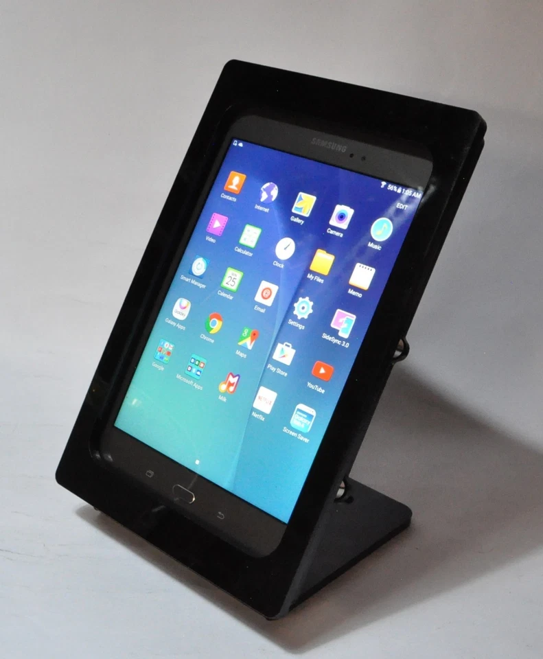Suporte de mesa de segurança para tablet Samsung Galaxy 8" para quiosque PDV show loja display - Imagem 3 de 4