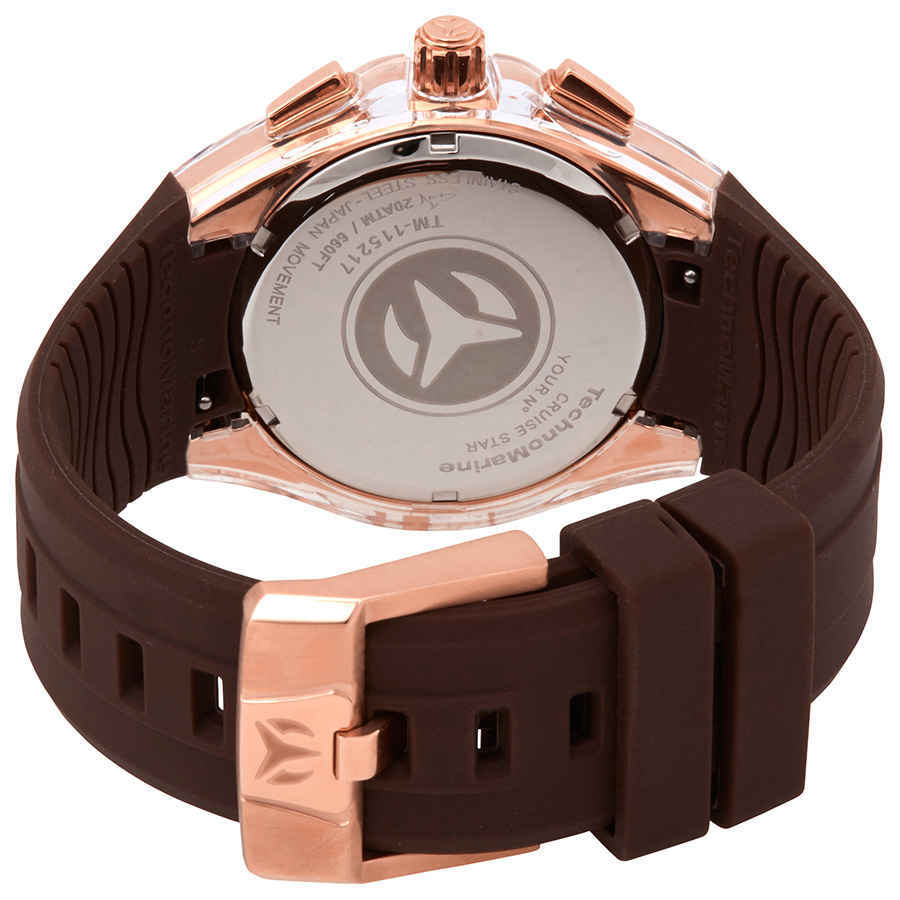 Technomarine Cruise Star 45mm Rose Gold Stainless Steel Case with  