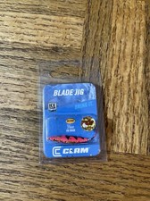 Clam Blade Jig Hook Size 6 Glow