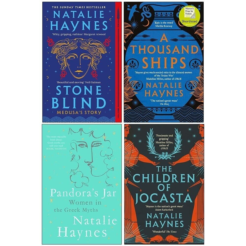 Natalie Haynes 4 Books Set Stone Blind, Children of Jocasta, Pandora's Jar