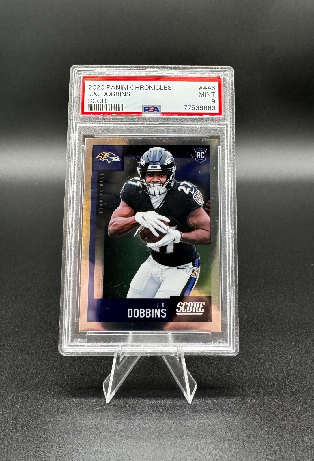 JK Dobbins Panini Chronicles Score #446 Base