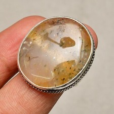 Sunstone Gemstone Handmade 925 Sterling Silver Jewelry Ring Size 6