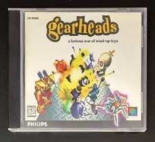Gearheads (PC CD-ROM, 1996) Philips Computer Game Vintage Gear Heads Authentic