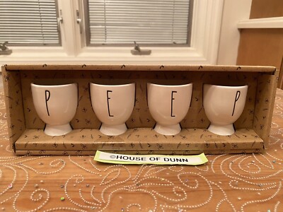 Rae Dunn PEEP Egg Holders Cups Coddlers Spring Easter 2019 LL VHTF *Brand New