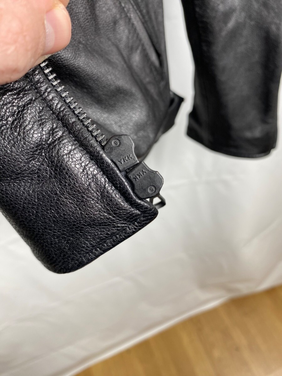 Nano Universe Japan Goat Skin Biker Jacket Genuine Leather | eBay