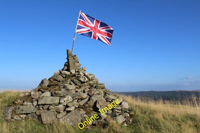 Photo 6x4 Benbeoch summit cairn Dalmellington Taken three days after the  c2014