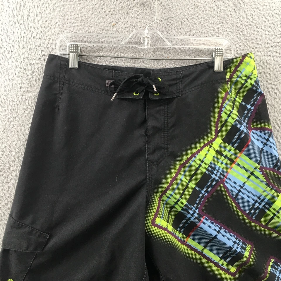 Pantalones Cortos DC Board Para Hombre 34 (real 33x10.5) Multicolor Tiro Medio Cordón Bolsillo Foto 2 de 4