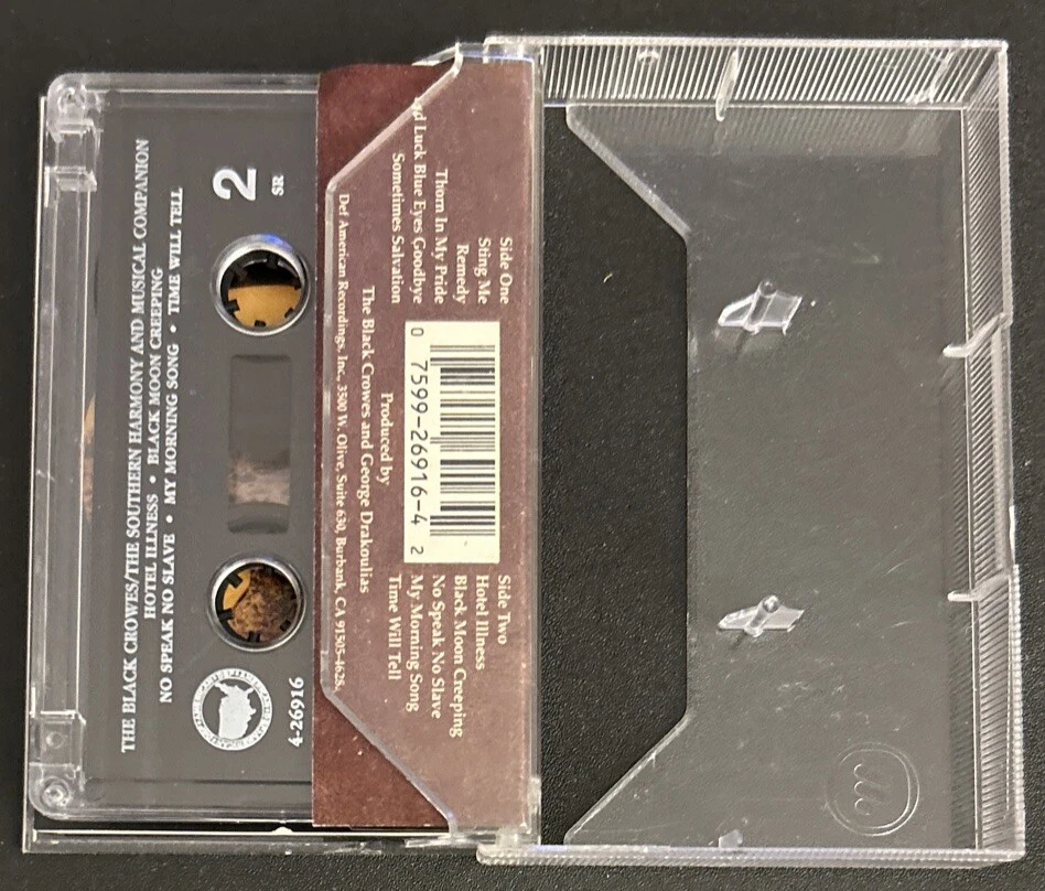 Black Crowes The Southern Harmony Musical Companion 4-26916 Cassette Tape 1992 — 第 4/4 张图片