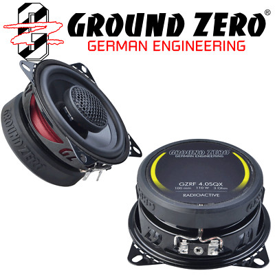 LAUTSPRECHER Ground Zero GZRF4.0SQX 100mm Koax