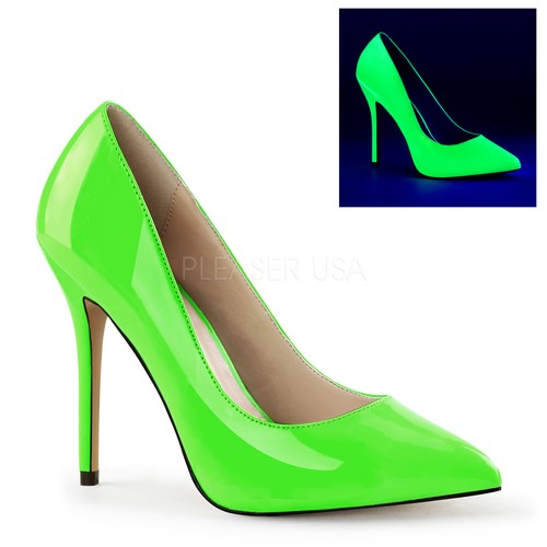 Sexy Neon Green High Heels 