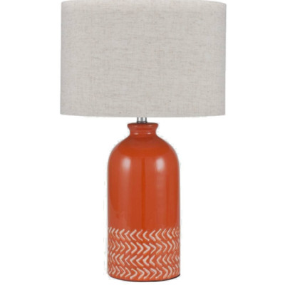 Epirus Paprika Keramik komplett Tischlampe 30-486-C, Beleuchtung 