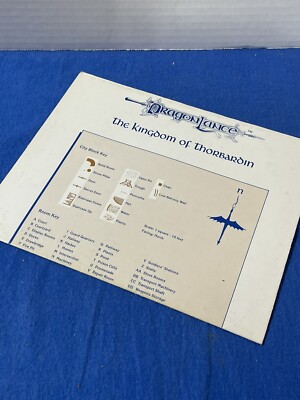 DragonLance The Kingdom of Thorbardin Dragon Lance RPGA Dungeons & Dragons 1984