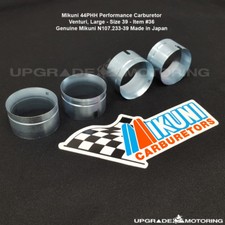 Mikuni 44phh Carb - Venturi Large Size 39 4pc N107.233-39 Datsun 510 2000 Solex