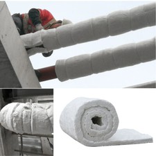 White Ceramic Fiber Blanket High Temperature Thermal Ceramic Insulation 10 Sizes