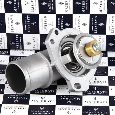 #ad #ad Genuine Maserati Thermostat Cover w Pressure Gauge 4200 Turismo 2008 2020 230890 $196.34