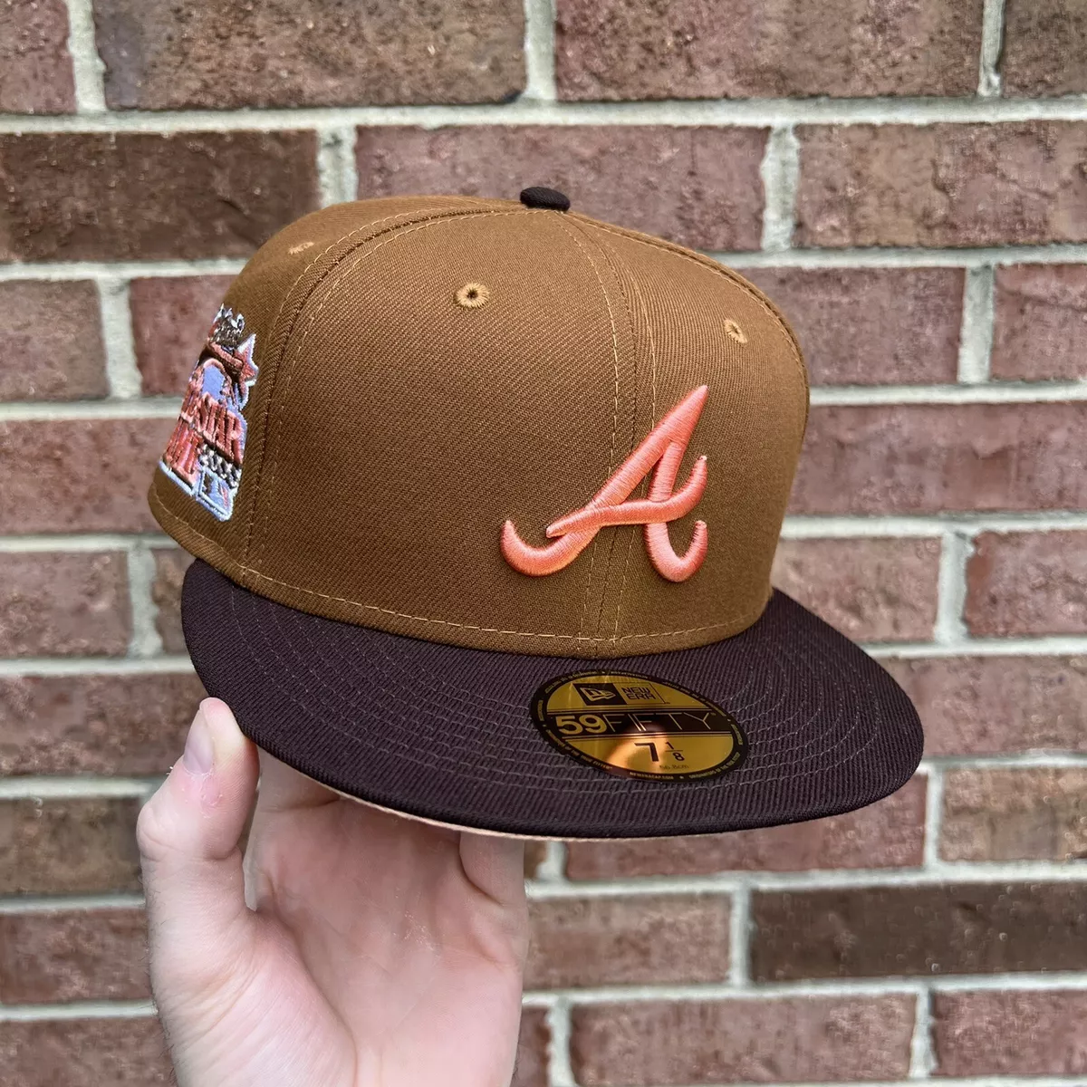 Topperz Store Exclusive Atlanta Braves New Era 59Fifty Fitted Hat Club 7 1/8