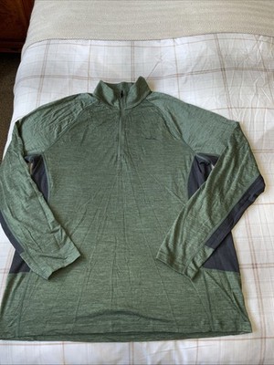 ROHAN ALTA MERINO ZIP NECK TOP SIZE LARGE (Herren)