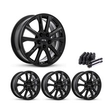 Set Of 4 18 Gloss Black Alloy Wheel Rims 5x114.3 Fits Dodge Caliber Rtxg5 5lug
