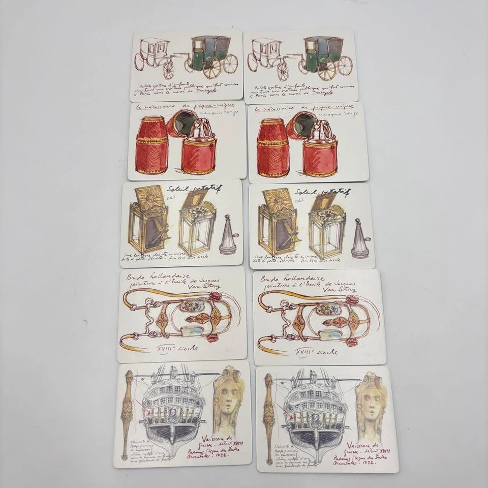 HERMES Memory Game Emile Concentration Card-Game With Original Box Used Japan - Image 3 of 4