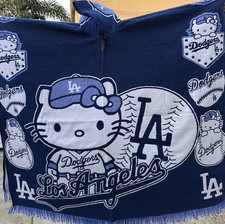 Los Angeles Dodgers Hello Kitty Poncho