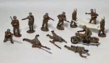 Vintage LOT Reisler Denmark World War Soldiers Infantry Stretcher Motorcycle
