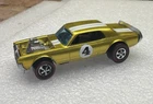 Hot Wheels Redlines -*RESTORED* Nitty Gritty Kitty Spectraflame Gold w/dark Int