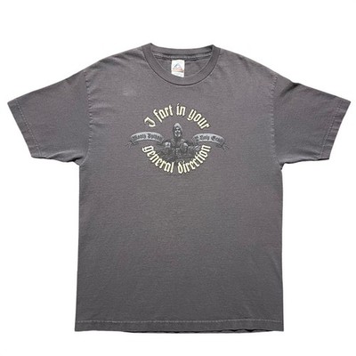Vintage Y2K Monty Python Holy Grail Fart In Your General Direction T Shirt Large