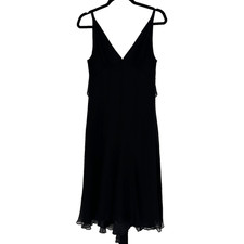 Tiffi Sleeveless Black Whimsigoth Midi Dress Size XS Y2K Flowy Dark Romantic