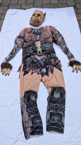 Costume Warcraft Ork Warrior Durotan Men XL