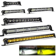 7 14 20 26 32 50 Slim Led Light Bar Spot Flood Combo Driving Truck Suv Offroad 7 14 20 26 32 50 Slim Led Light Bar Spot Flood Combo Driving Truck Suv Offroad